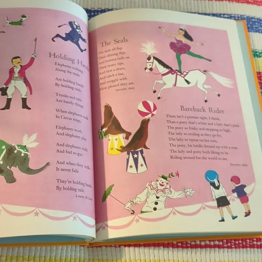 Vintage 50s children's  Golden‎ Book Stories and Poems vintage book